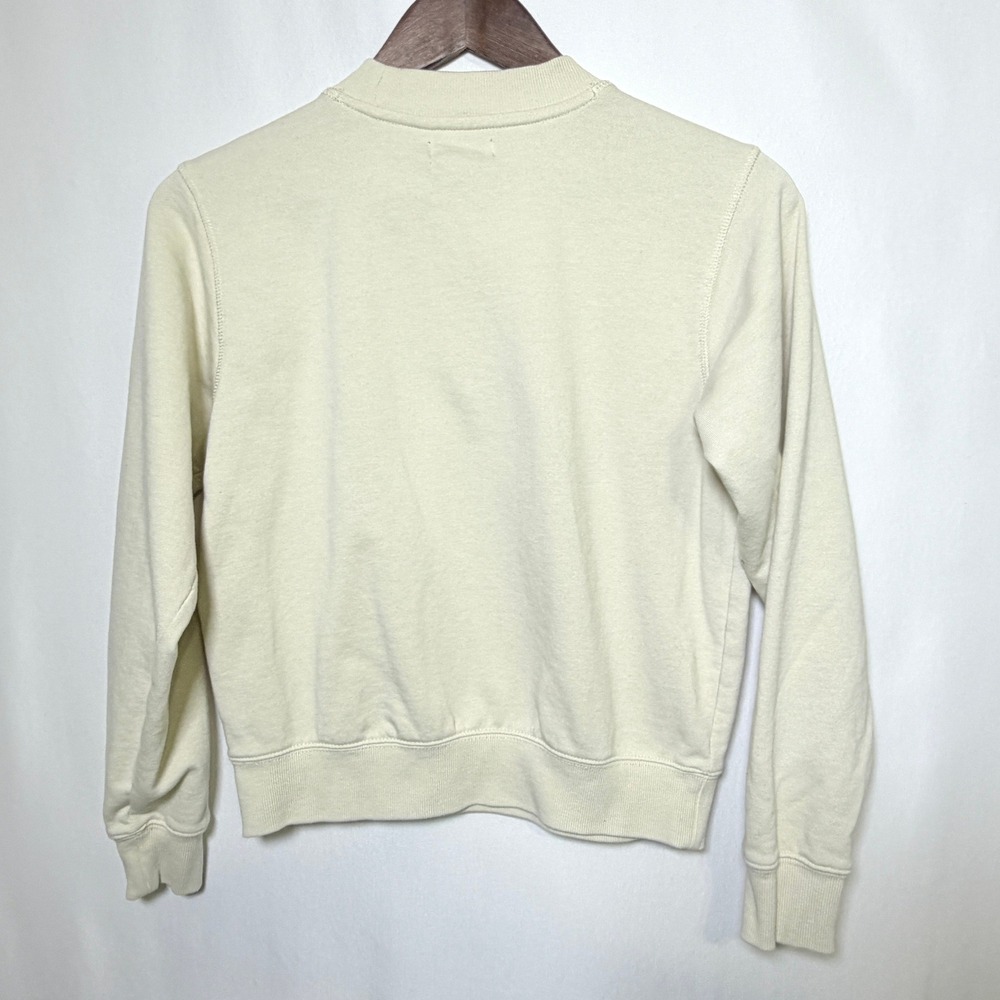Ariat Essential Crew Sweatshirt Cream Logo Pullover 10054499 Womens XS - Picture 7 of 9